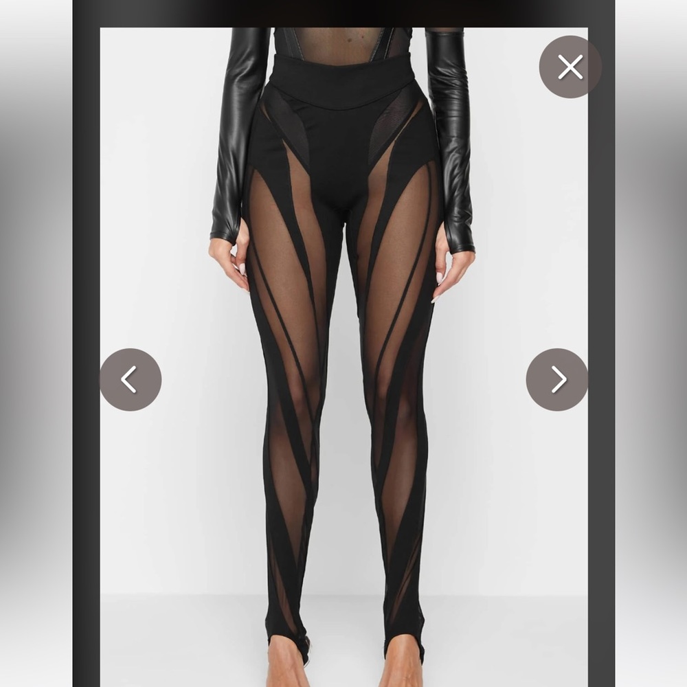 Manier de Voir Spiral Contour Leggings